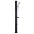 thumbnail image 2 of 10.6 Gal Solar Heated Shower, 6.7ft Showerhead Height Outdoor Shower, with Handheld & Foot Faucet, Hot & Cold Water Adjustment, Freestanding for Backyard Poolside Beach Pool, Black, 2 of 7