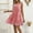 Red, variant on Drovellove 2026 Womens Gingham Dress Square Neck Sleeveless Plaid Plus Size Summer Dresses, Loose Tiered Ruffle Swing Casual Beach Vacation Summer Cover up Sundress