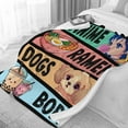 thumbnail image 2 of Anime Blanket for Girls - Kawaii Decor for Women, Ramen Dogs Boba Flannel Blanket - Luxurious Warm and Cozy, S 40X50 Inch for Kids/Child, 2 of 7