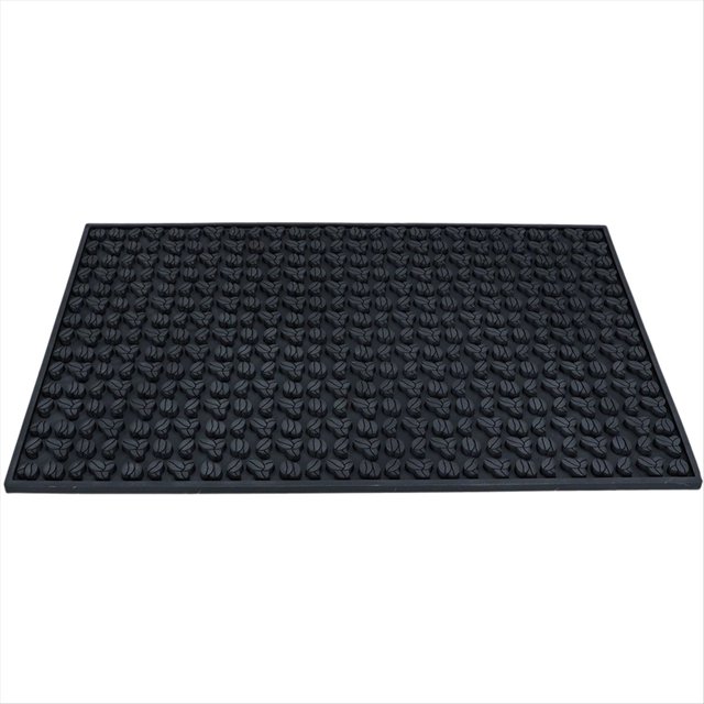 Alfombrilla de Bar de 45 X 30 X 0,8 cm, Antideslizante, de PVC, Color Negro
