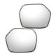 thumbnail image 1 of Reemplazo de vidrio del espejo retrovisor izquierdo y derecho, 1 pieza, vidrio blanco calefaccionado con respaldo, compatible con Honda CR-V 07-11, 1 of 6
