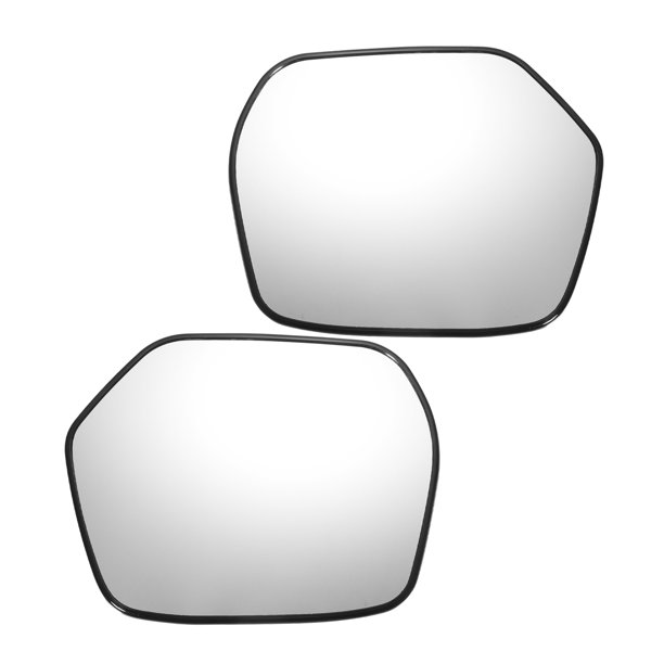 Reemplazo de vidrio del espejo retrovisor izquierdo y derecho, 1 pieza, vidrio blanco calefaccionado con respaldo, compatible con Honda CR-V 07-11
