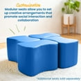 thumbnail image 5 of ECR4Kids SoftZone Toddler Modular Stool Seating Set, Classroom Furniture, Blue, 2-Pack, 5 of 9