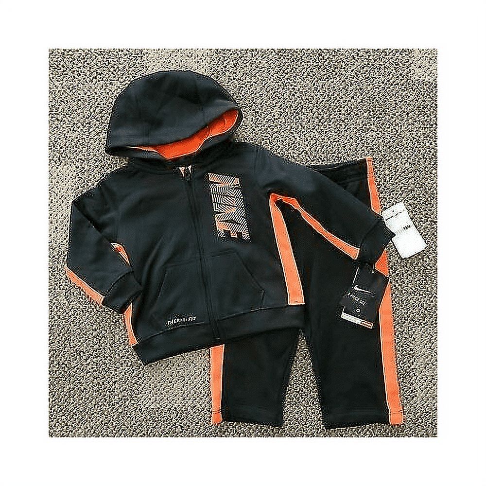 Nike Baby Boys' Therma-Fit 2-Piece Tracksuit, Anthracite, 12M - SRP $44 - image 2 of 8