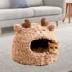 thumbnail image 4 of XWSHYW Casa para Mascotas con Calefacción. Cama para Gatos Adecuada para Gatos de Interior, Cama Grande para Gatos, Cueva, Tienda de Campaña para Gatos con Alfombra Desmontable y Lavable, Adecuada pa, 4 of 6