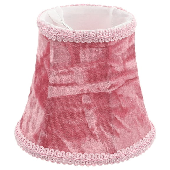 Masteelf Small Clip-On Lampshade Indoor Light Cover Retro Style Cloth Shade 1 Set for Desk and Table Lamps