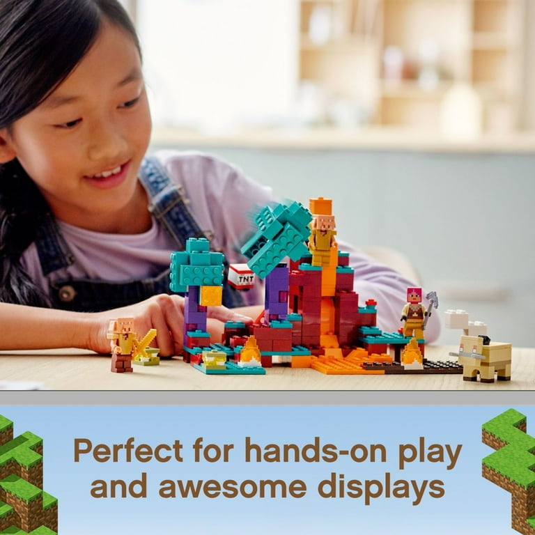 LEGO Minecraft The Warped Forest 21168 Building Toy Set 287 Pieces