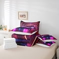thumbnail image 4 of Car 7 Pieces Bedding Set Sports Race Car Full Comforter Set,Extreme Sport Bed In A Bag,Racing Automobile Geometric Sheet Set for Kids Teens Men, 4 of 5