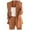 A-Khaki, variant on Wijhcboe 2025 Women's Plus Size Blazer Tan Wool Trench Coat Women Elegant Sporty Summer Fitted Jacket Suit Jacket Business Oversize Elegant Spring Thin Transition Jacket Blazer Jacket Short Blazer Lo