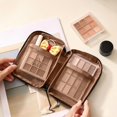 thumbnail image 4 of Cute Mesh Makeup Pouch, Waterproof Cosmetic Bag, Portable Travel Case, Separate Compartments and Built In Key Ring for Lipstick Storage, Beauty Travel, and Daily Organization., 4 of 6