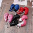thumbnail image 3 of Colgante de guantes de boxeo en negro, azul, rosa y blanco, mini guantes de boxeo, azul, 3 of 5