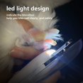 thumbnail image 3 of Cortadoras y cortadoras de uñas para perros y gatos, con luz LED para evitar el corte en exceso de uñas, lima de uñas gratis, cuchilla afilada de afeitar, herramienta de aseo profesional Feliz Sencillez, 3 of 5
