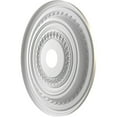 thumbnail image 4 of Ekena Millwork 22"OD x 3 1/2"ID x 1"P Cole Thermoformed PVC Ceiling Medallion (Fits Canopies up to 6"), Metallic Silver, 4 of 10