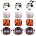 thumbnail image 2 of 12PCS Sports Ball Assorted Soccer Ball Basketball Football Baseball for Kids, 2 of 8