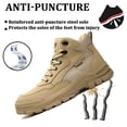 thumbnail image 4 of AUXDIQ Safety Trainers Men Women Steel Toe Cap Work Shoes Comfy Construction Industrial Sneakers, 4 of 6