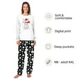 thumbnail image 2 of Family Matching Volleyball Snowman Christmas Pajama Set, Volleyball Pattern Pants with Pet Outfit, 2 of 7