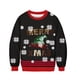 thumbnail image 5 of Suéter navideño feo para hombre y mujer, suéter navideño de manga larga con cuello redondo y estampado divertido en 3D, jerséis, tops, sudadera navideña, 5 of 5