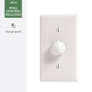 Hunter 44 inch Indoor Ceiling Fan No Light - White Modern Ceiling Fan without Light, 3 Blades, Low Profile Mount, For Bedroom, Living Room, or Kitchen, Wall Control - Presto 52402, Matte White