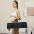 thumbnail image 6 of Lamei Yoga Mat,10mm Thick Non-Slip,Durable TPE Exercise Mat for Home Gym Travel,Includes Yoga Mat Carrier Strap, Eco-Friendly Workout Mats, Pilates, Stretching Barefoot Meditation(Black), 6 of 7