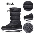 thumbnail image 3 of Zapatos Invierno Botas Nieve Mujeres Forrado Piel Al Media Pantorrilla, 3 of 9