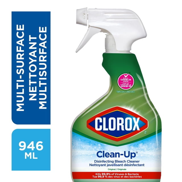 Clorox® Clean-Up® Disinfecting Bleach Cleaner Spray, Original Scent, 946 mL