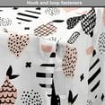 thumbnail image 4 of Food Dog Crate Cover, Pastel Fruits Lemons with Wavy Lines Dots Memphis Style, Easy to Use Pet Kennel Cover Small Dogs Puppies Kittens, 7 Sizes, Blush Charcoal Grey and White, by Ambesonne, 4 of 6