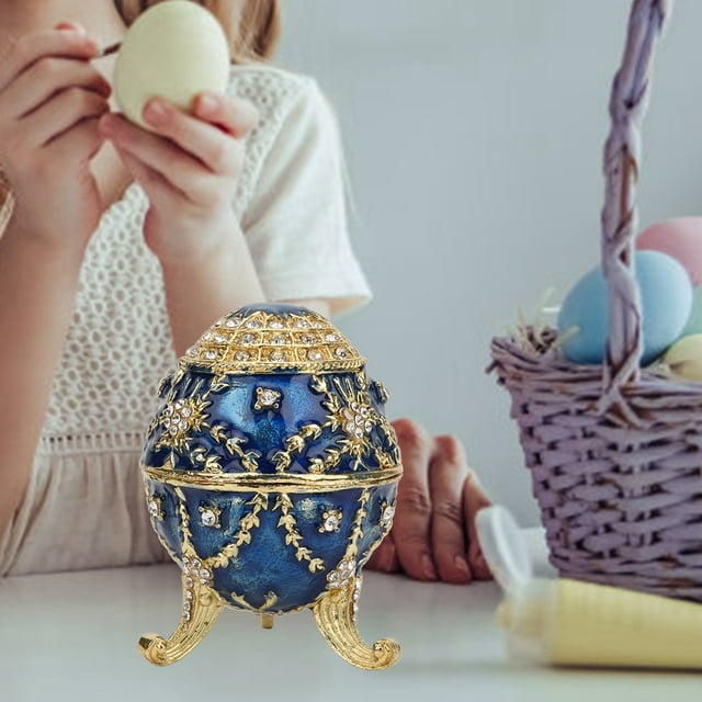 Enameled Ornament,Enameled Ornament Easter Eggs Hand Made Enameled Ornament Home Desktop Decoration Craft High-Intensity Output