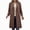 A01-Coffee, variant on Winter Coats for Women Lapel Button Woolen Coat Womens Clothes Single Breasted Pea Coat Jackets Big Pocket