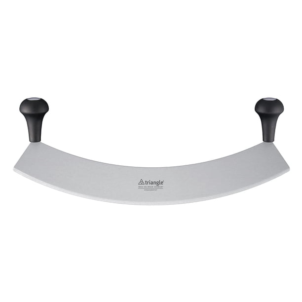Cuchillo para picar triangular XL, 17,5 pulgadas, acero inoxidable templado