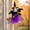 Purple, variant on Halloween Small Hangable Witch Doll Ornament Decor With And Bells Hanging Witch Doll Pendant For Tree Home Party Decor