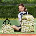 thumbnail image 6 of ALAZA Backpack Set Green Mushrooms Elementary School Bags Student BookBag with Lunch Bag, 6 of 6