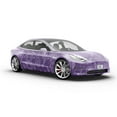 thumbnail image 6 of Rwraps Paisley Violet Ocean Matte Vinyl Film Wrap 59in x 3ft Vinyl Vehicle Car Film Sheet Roll, 6 of 9