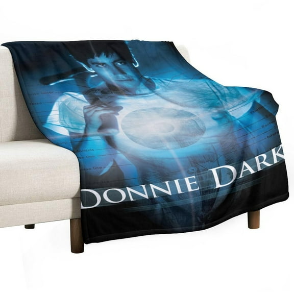 Vintage Horror Movie Donnie Darko Poster Luxury Flannel Blanket - Super Soft Anti-Static Plush Warm Blanket for Sofa Bed - Extra Large Cozy Blanket for Men and Women, Home Decor Gift.