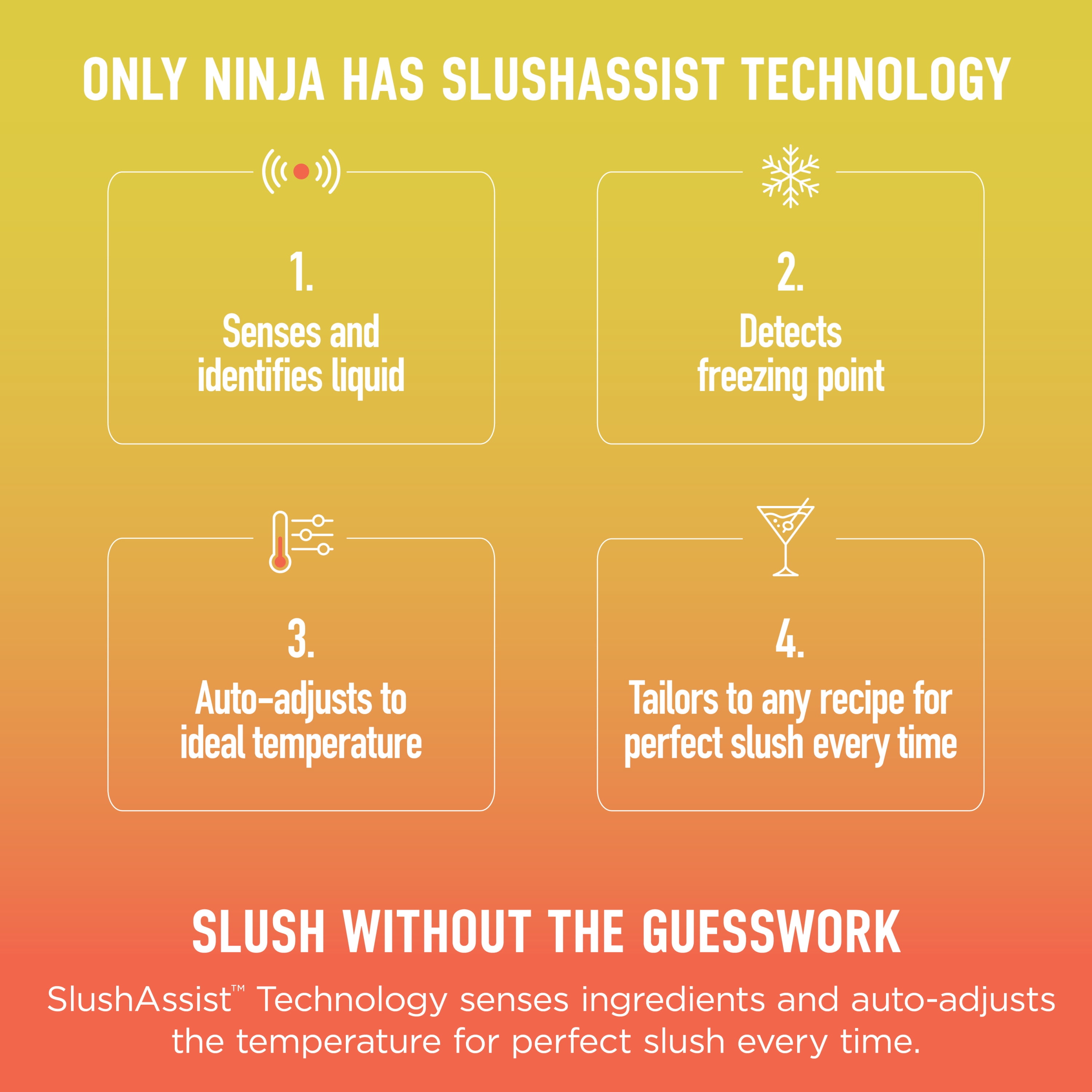 Ninja SLUSHi Max 150-Oz Frozen Drink Machine with SlushAssist Technology, 6 Presets, Dishwasher Safe, Party-Sized, Slushy Maker, FS605IV Lemon/Mint