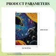 thumbnail image 6 of WERPE Planets Stars Space Art Golf Towel | Christmas Funny Men's Golf Towel 2PC, 6 of 7