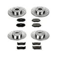 thumbnail image 3 of PowerStop Front and Rear Z23 Evolution Sport Carbon-Fiber Ceramic Brake Pad and Drilled & Slotted Rotor Kit Fits: MAZDA Select Models K794, 3 of 10