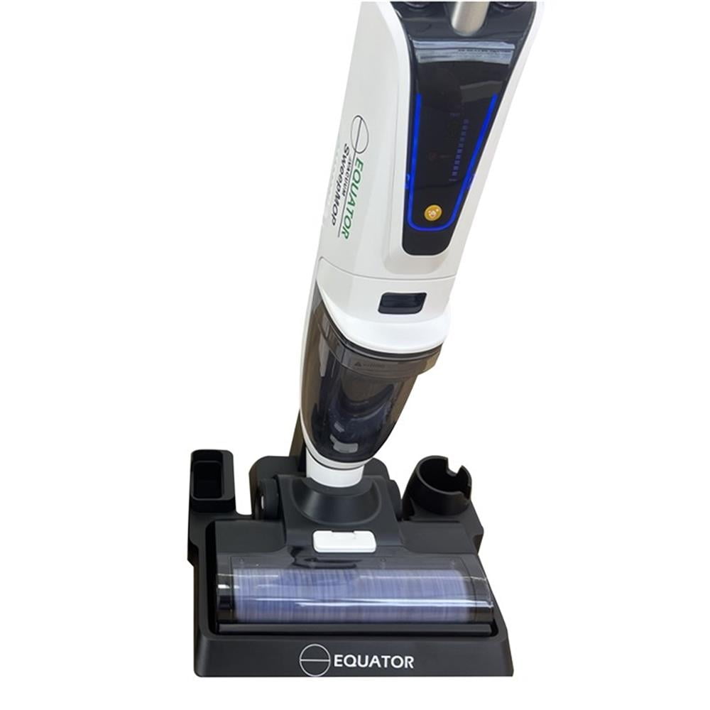 Pemberly Row Cordless Self Cleaning Wet/Dry Vacuum Sweep Mop in White