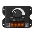 thumbnail image 1 of Langgg DC 12-24V LED 0-100 % Variateur Manuel à Variateur Progressif Lampe Réglage de la Luminosité Alimentation Contrôleur Modulateur Chambre, 1 of 5