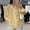 Light Yellow, variant on Womens Spring Tops Trendy Linen Long Sleeve Button Plus Size Blouse Oversized Tshirts for Women