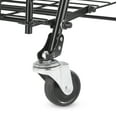 thumbnail image 2 of Mainstays Adjustable Steel Rolling Cart Black Length 21.5 x  Width 19.5 x  Height 38.4 - 1 cart, 2 of 4