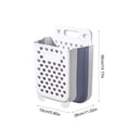 thumbnail image 3 of Foldable Hanging Laundry Basket Wall Mount Dirty Clothes Hamper Collapsible Storage Bin for Bathroom Bedroom 14.17x11x5.9 Inch, 3 of 7