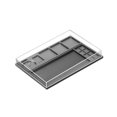 thumbnail image 2 of Caja de almacenamiento de piezas de reloj, ligera, para relojeros, para uso doméstico. Estilo A, 2 of 9