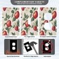 thumbnail image 3 of Yayeee Duplex Wall Plate 1-Gang 4.5"x2.7" Home Receptacle Light Switch Decorative Outlet Cover, Apples Flower Pattern, 3 of 7