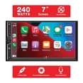 thumbnail image 3 of Dual Electronics DCA73W 7 pulgadas certificado Apple CarPlay Android Auto con cable o inalámbrico | Radio estéreo de coche con visualización táctil doble DIN | Bluetooth | Entrada de cámara de, 3 of 5