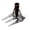 3tooth, variant on Heavy-Duty Iron Weeding Rake, Detachable Hand Weeder with 2 3 4 5 7 Teeth, Garden Weeding Rake Carbon Steel for Lawn Yard Backyard Lawn Loosening Planting