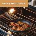 thumbnail image 3 of Farberware TrueCook 2pc Nonstick Frying Pan Set, Dishwasher and Oven Safe, Black, 3 of 13