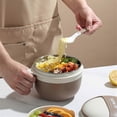 thumbnail image 4 of Divided Water-Filled Insulation Instant Noodle Bowl Lunch Box B, 4 of 5