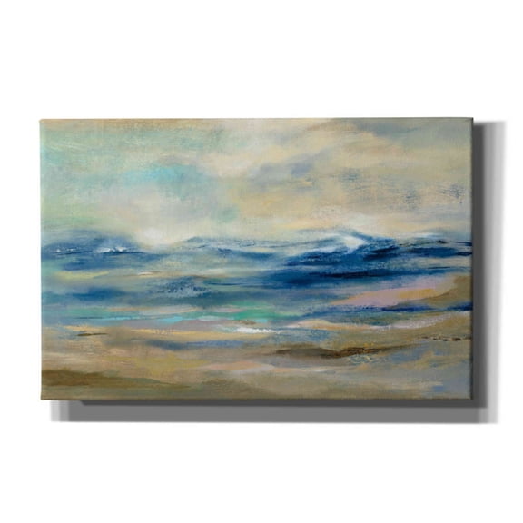 Epic Graffiti 'Whispering Wave' by Silvia Vassileva, Canvas Wall Art, 40"x26"