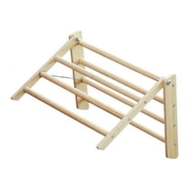 Yammee Detachable Wooden Poultry Roosting Ramp With Triangular Design Easy to Clean Chicken Coops