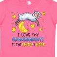 thumbnail image 4 of Inktastic I Love My Grandparents to the Moon and Back Cute Sheep Boys or Girls Toddler T-Shirt, 4 of 5